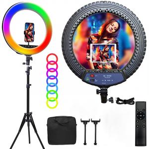 HQ 18" RGB RING LIGHT with Tripod